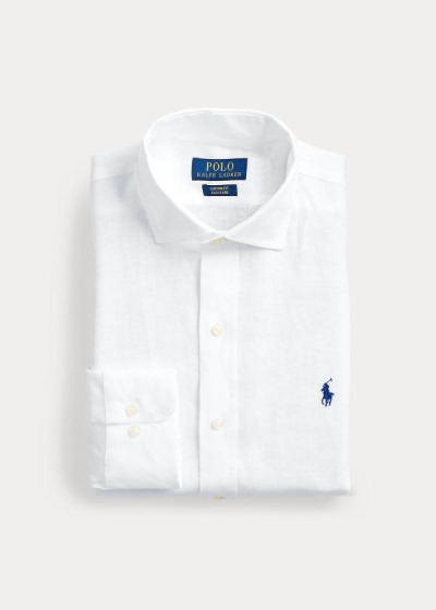 Camisa Polo Ralph Lauren Custom Fit Linen Homem 89547-TPGE